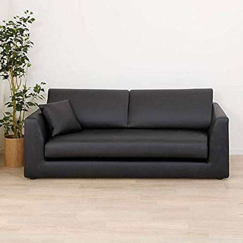 Flossy 3 Seater Leatherette Sofa For Living Room - Torque India